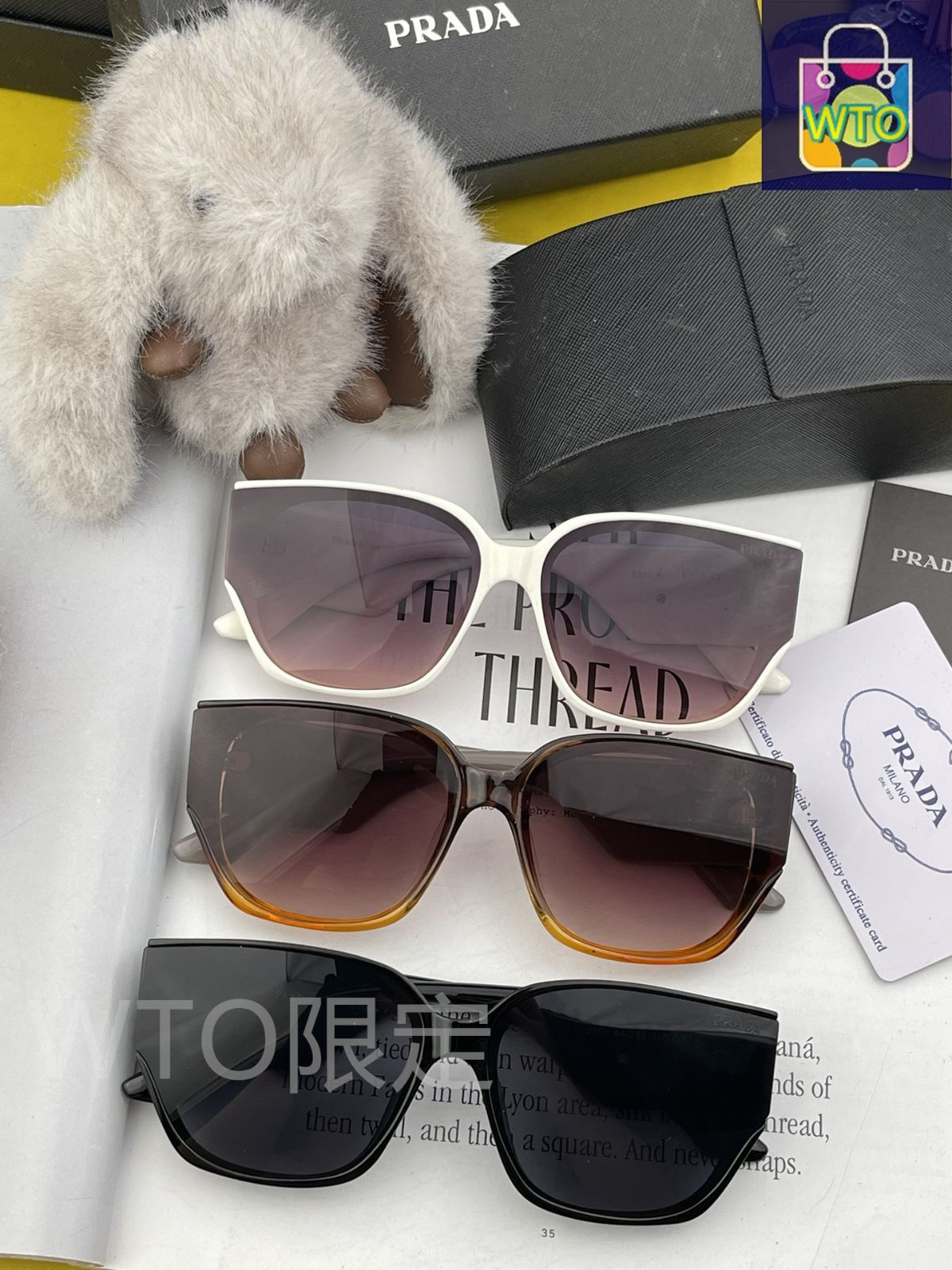 Prada 今日限定特価！】プラダ クラシックな四角形デザインの