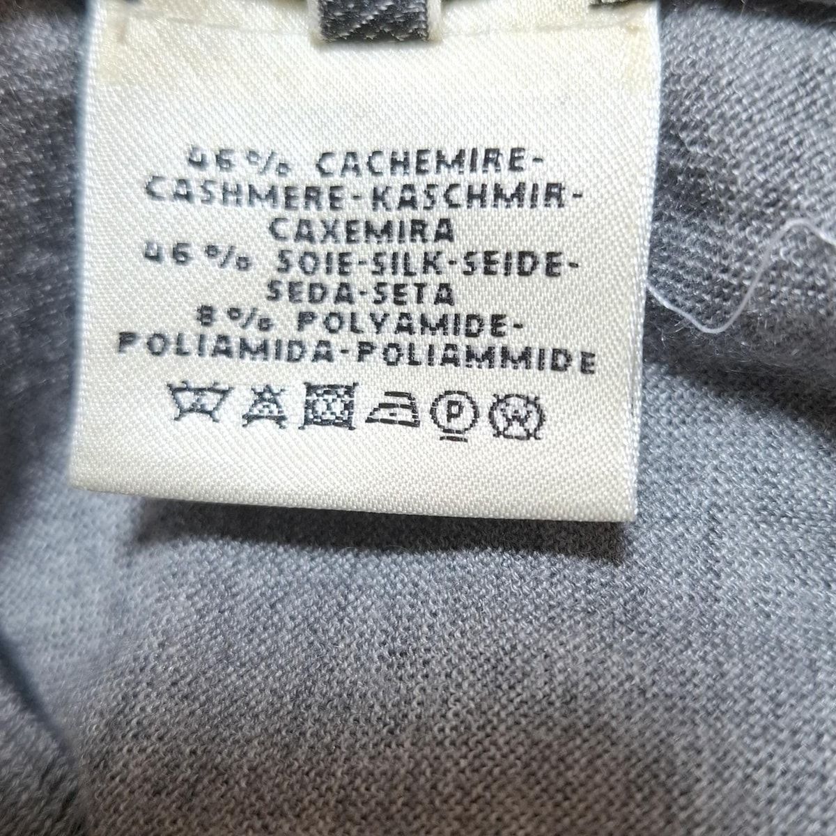 HERMES(エルメス) 半袖セーター サイズ34 S レディース - グレー×白