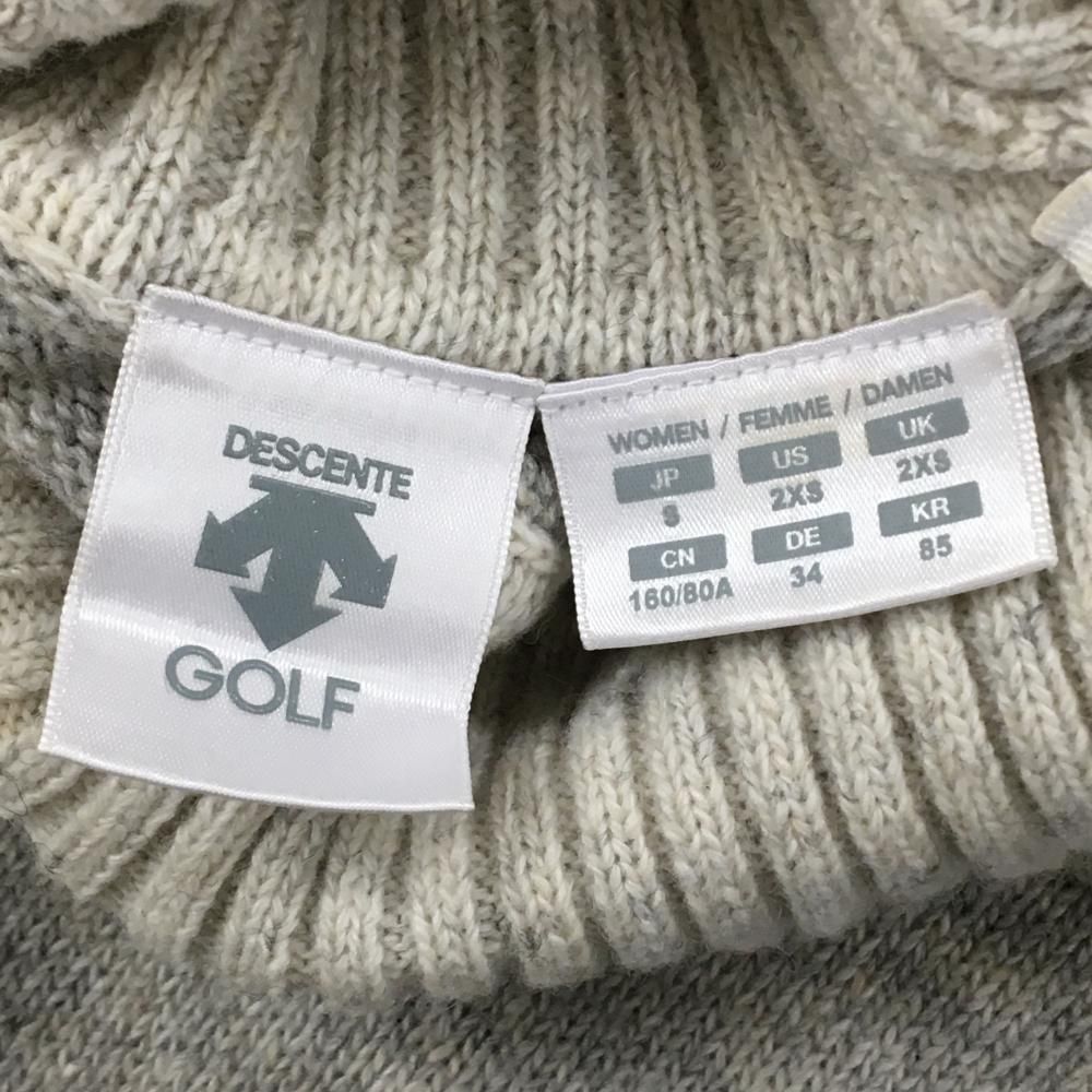 デサント　ゴルフ タートルネックケーブルセーター M ニット デサント ゴルフ タートルネックケーブルセーター M ニット ケーブル