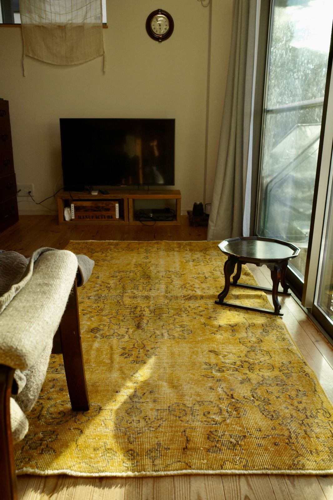 トルコ ヴィンテージラグ イエローオーバーダイ - メルカリ