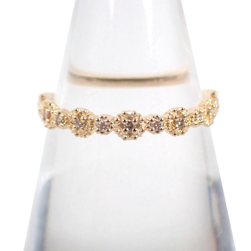 アガット K10 ダイヤモンド/0.09ct リング /11号/j92-6 - メルカリ