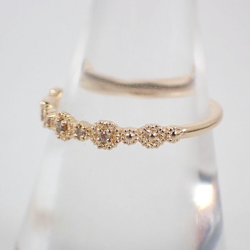 アガット K10 ダイヤモンド/0.09ct リング /11号/j92-6 - メルカリ 