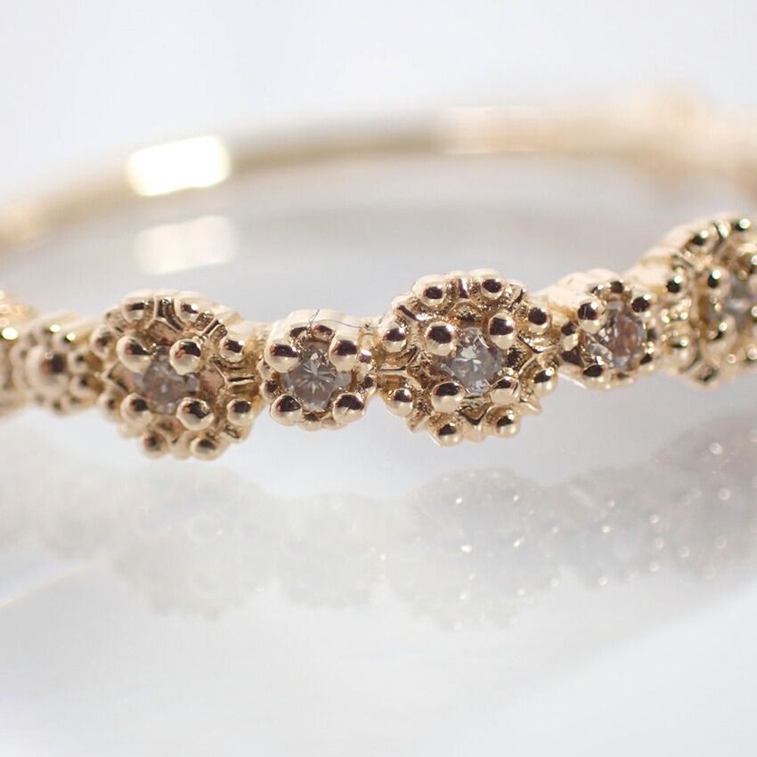 アガット K10 ダイヤモンド/0.09ct リング /11号/j92-6 - メルカリ 