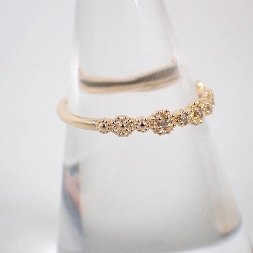 アガット K10 ダイヤモンド/0.09ct リング /11号/j92-6 - メルカリ