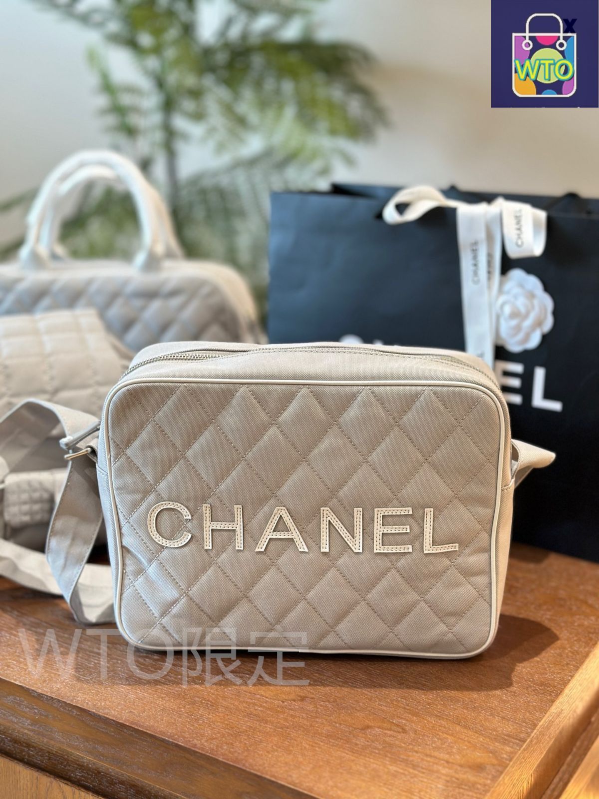 今日特価】Chanel Vintage Gym Bag シャネル ヴィンテージ ジムバッグ