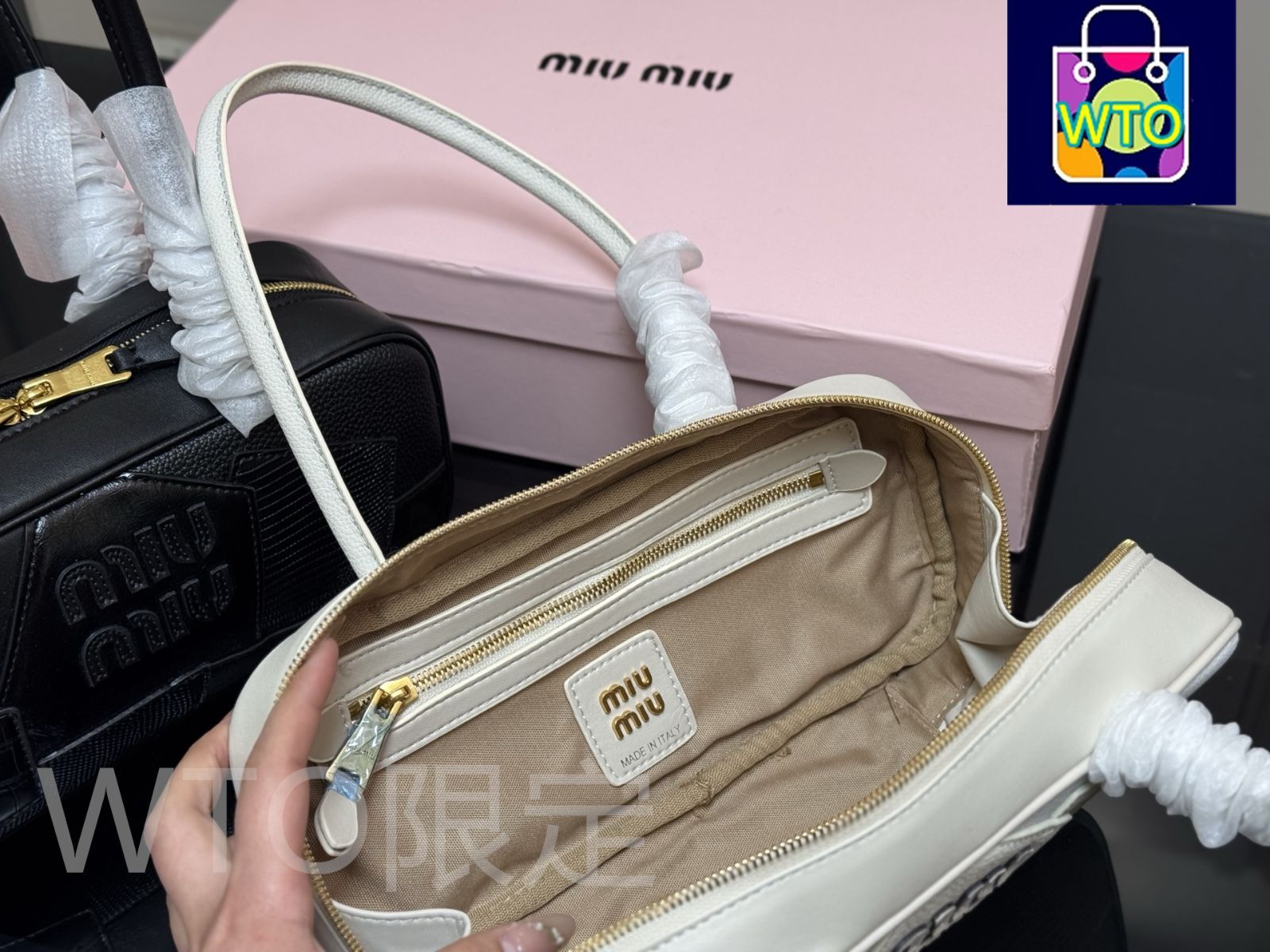 今日特価】miumiu ボウリングバッグ / オフィスバッグ-WTO輸入1 - メルカリ