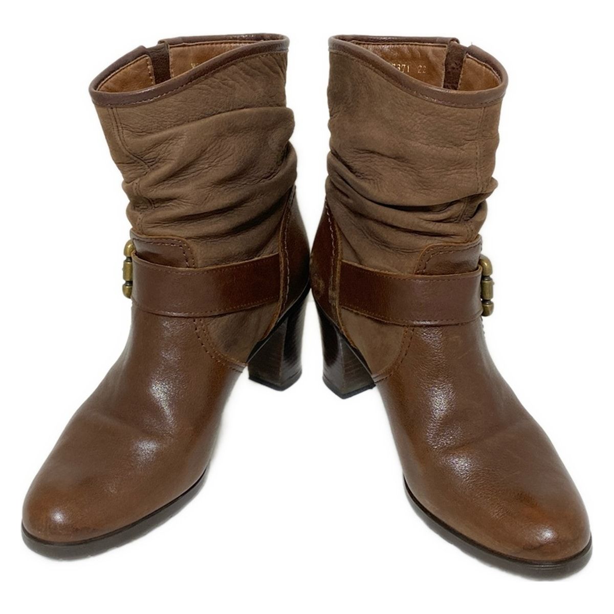 DIANA(ダイアナ) ショートブーツ 22 レディース - ダークブラウン