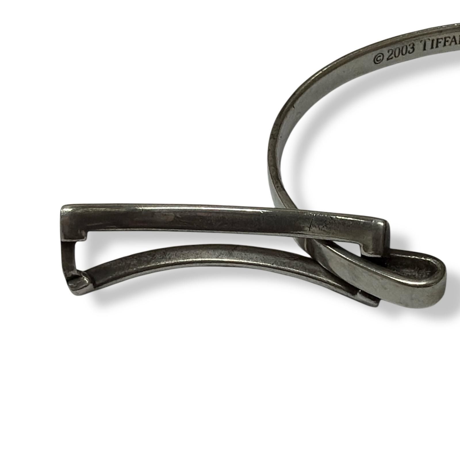 TIFFANY&Co. オープンレクタングル オープンスクエアバングル