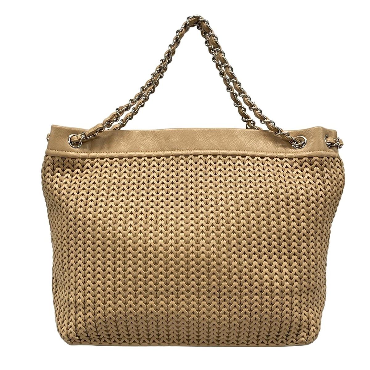 CHANEL ショルダーバッグ　ベージュ シャネル(Chanel) シャネル ショルダーバッグ マトラッセ チェーン