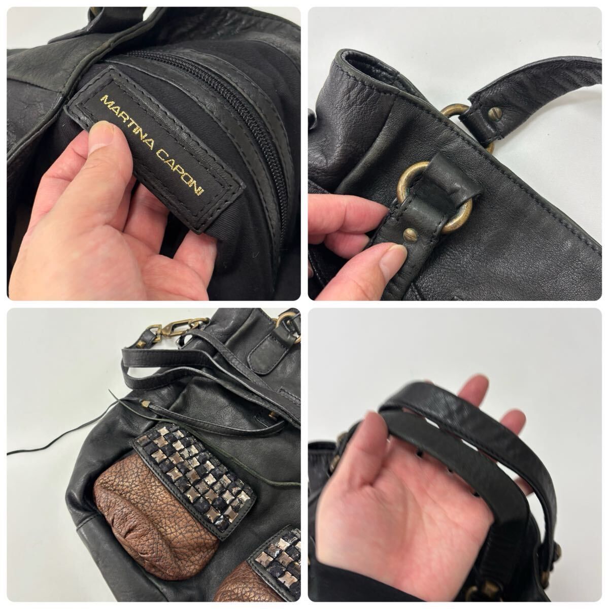 MARTINA CAPONI マルティナカポーニ 2way ショルダー バッグ BAG 711 
