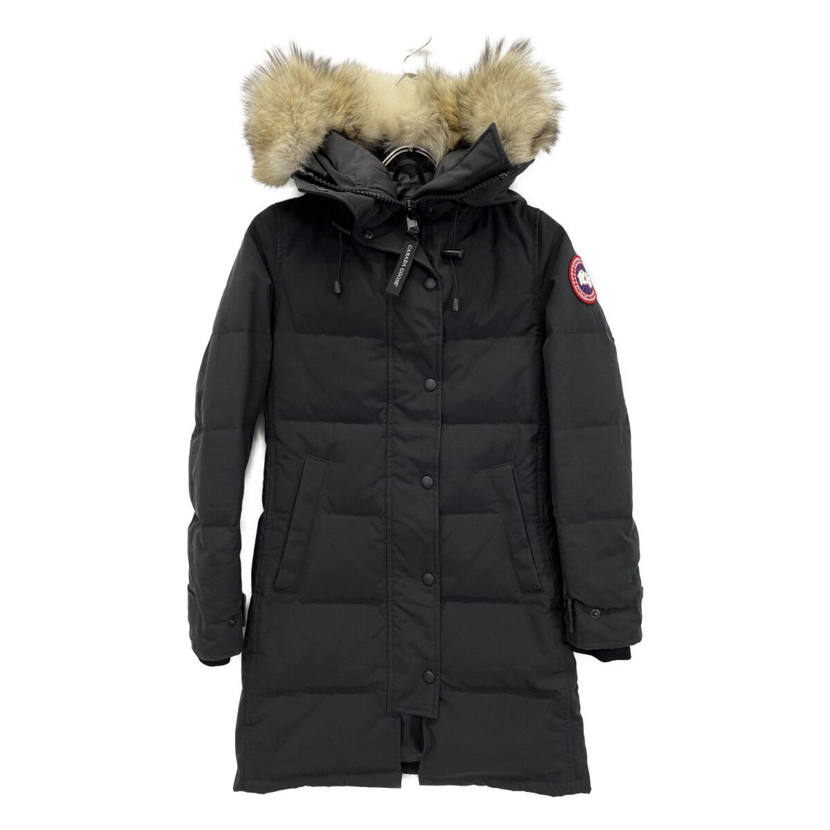CANADA GOOSE カナダグース 2302JL ﾌﾞﾗｯｸ ﾏｯｹﾝｼﾞｰﾊﾟｰｶ ﾀﾞｳﾝｼﾞｬｹｯﾄ XS
