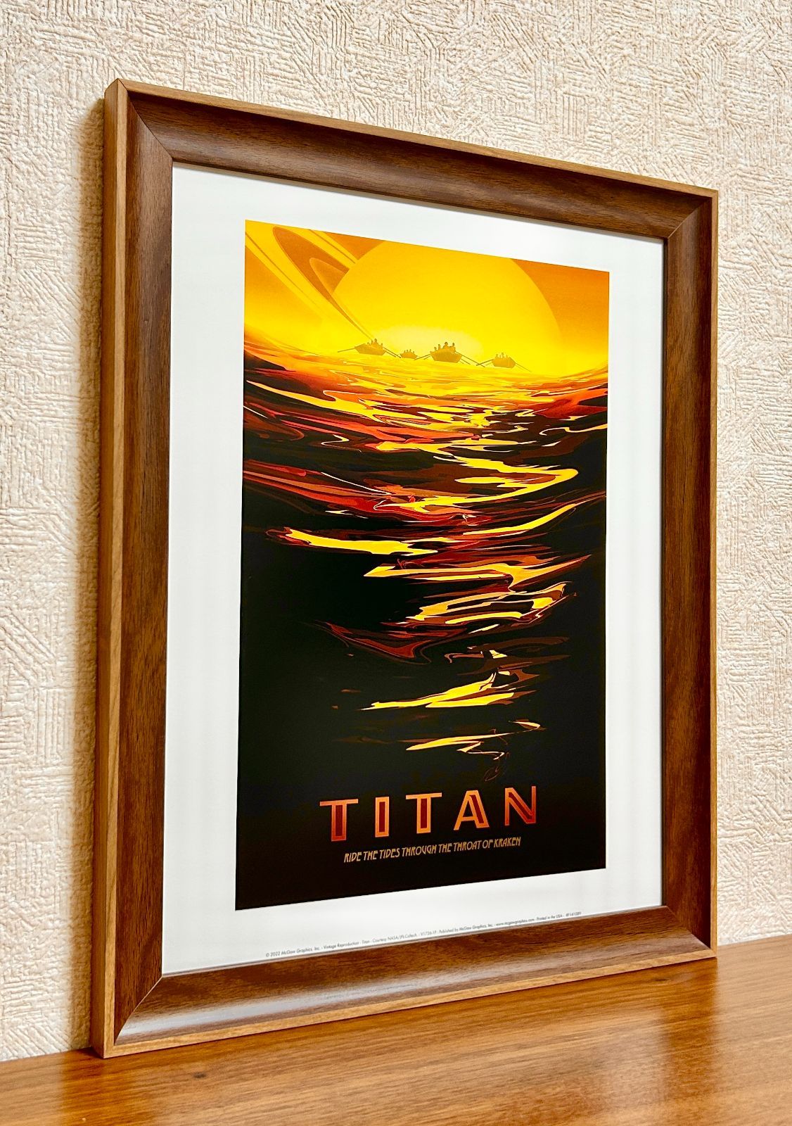 新品☆額縁付アートポスター☆Vintage Reproduction（ヴィンテージ・リ