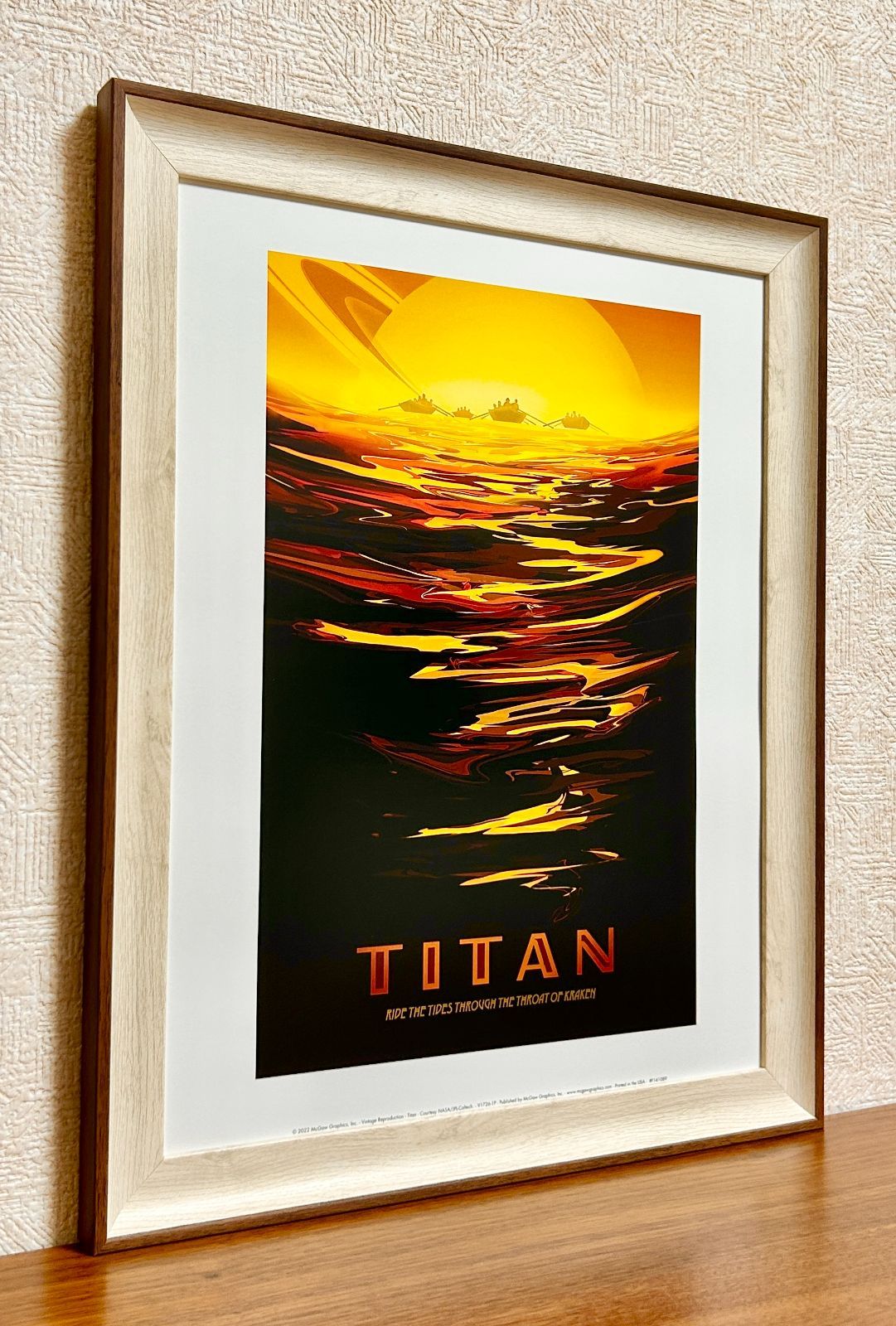 新品☆額縁付アートポスター☆Vintage Reproduction（ヴィンテージ・リ