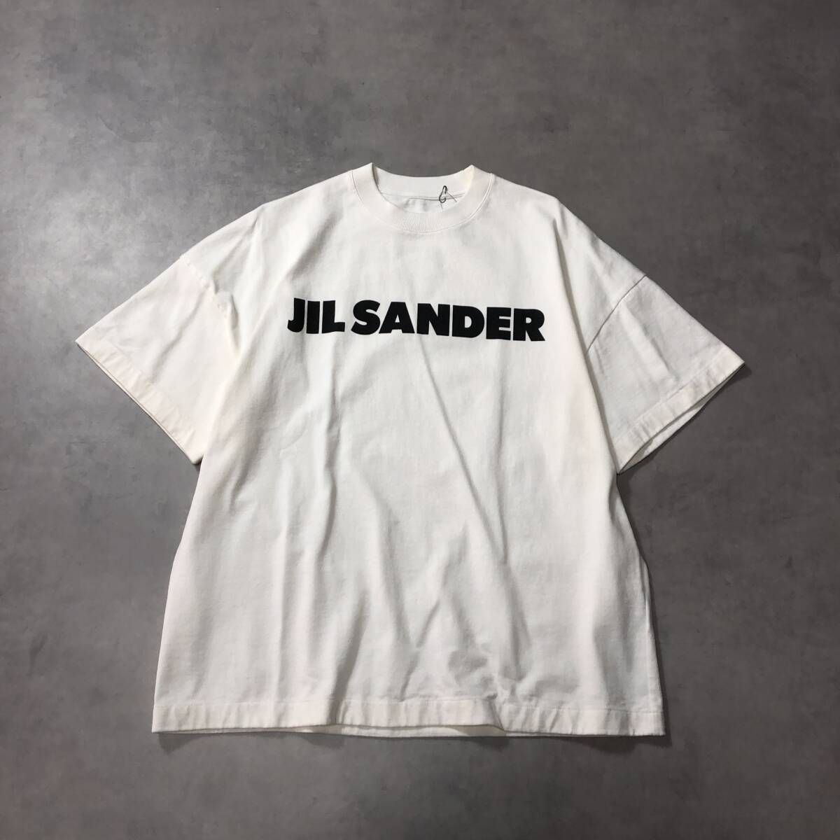 GQ4116◇JIL SANDER : オーバーサイズ ロゴプリントTシャツ◇XS GQ4116◇JIL SANDER : オーバーサイズ ロゴプリントTシャツ◇XS
