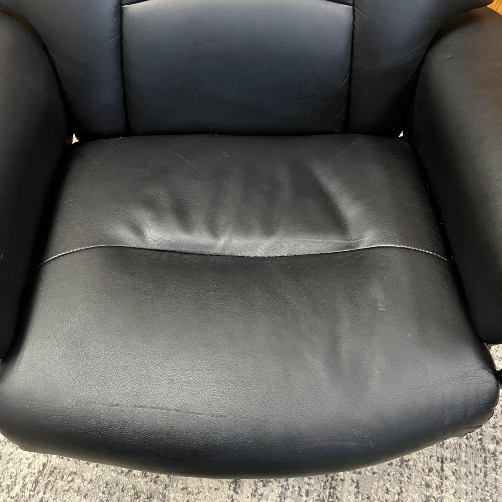 値下げ交渉可能】1人がけソファ オットマン付属 リクライニング