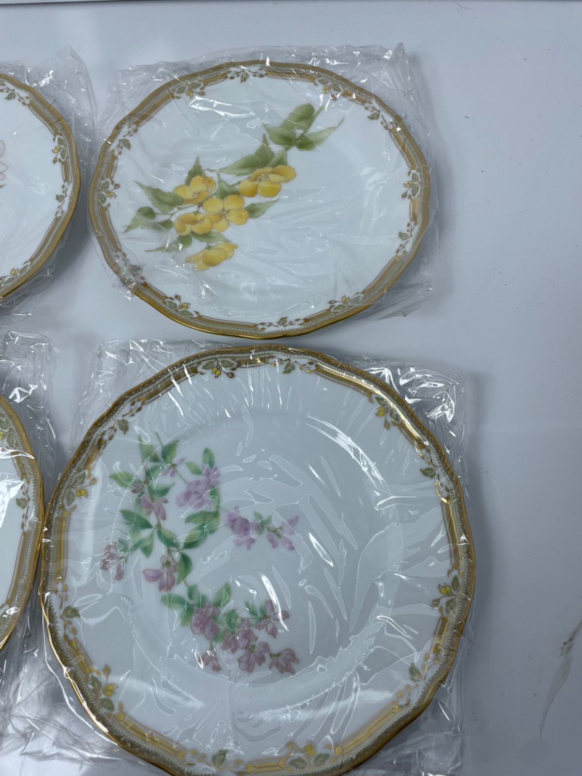 新品未使用】Noritake Gala Contessa ノリタケ ガラコンテッサ 花柄皿6