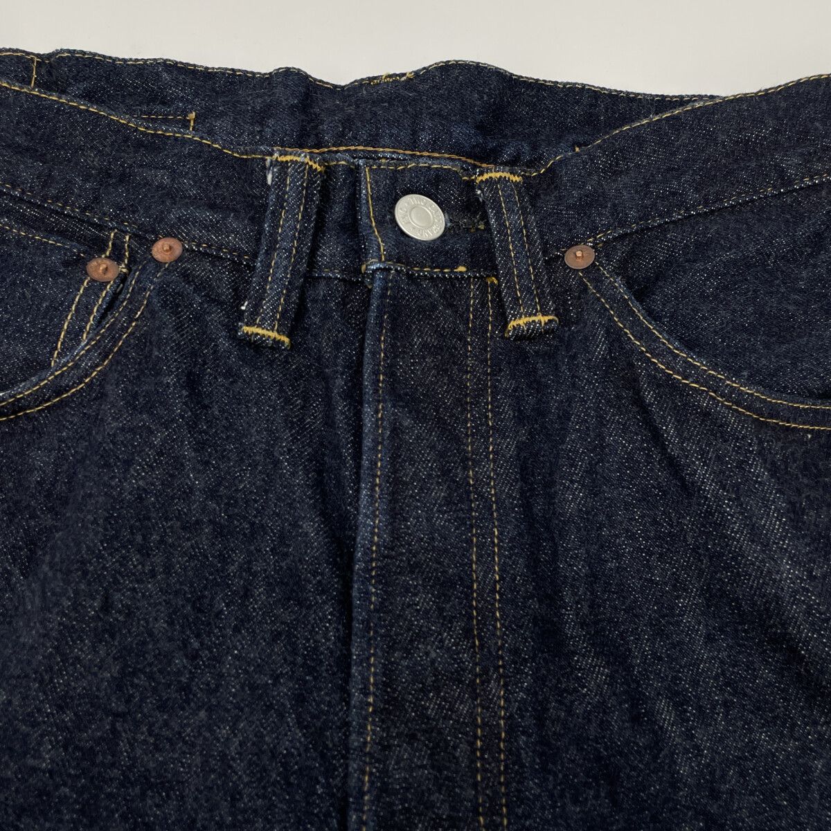 TCB JEANS&CO. ティーシービージーンズ ｲﾝﾃﾞｨｺﾞ 14.1ozｺｯﾄﾝ ｼﾝﾁﾊﾞｯｸ