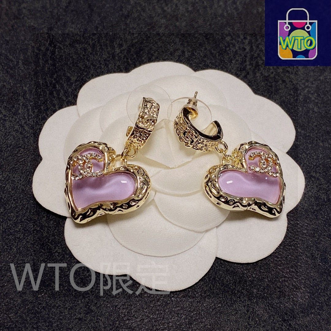 今日特価】Chanel ダブル C ダイヤモンド 愛心ピアス 送料無料！在庫