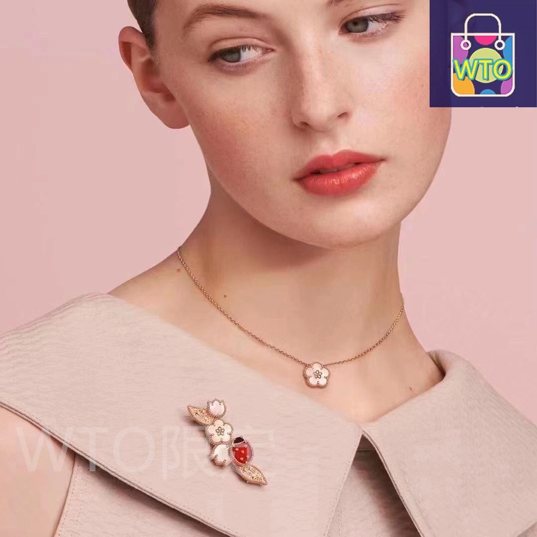 新品未使用VCAヴァンクリーフ&アーペル プラム　ブロッサム　ラッキースプリング ラッキー スプリング ペンダント プラムブロッサム[VCARP9X100] Lucky