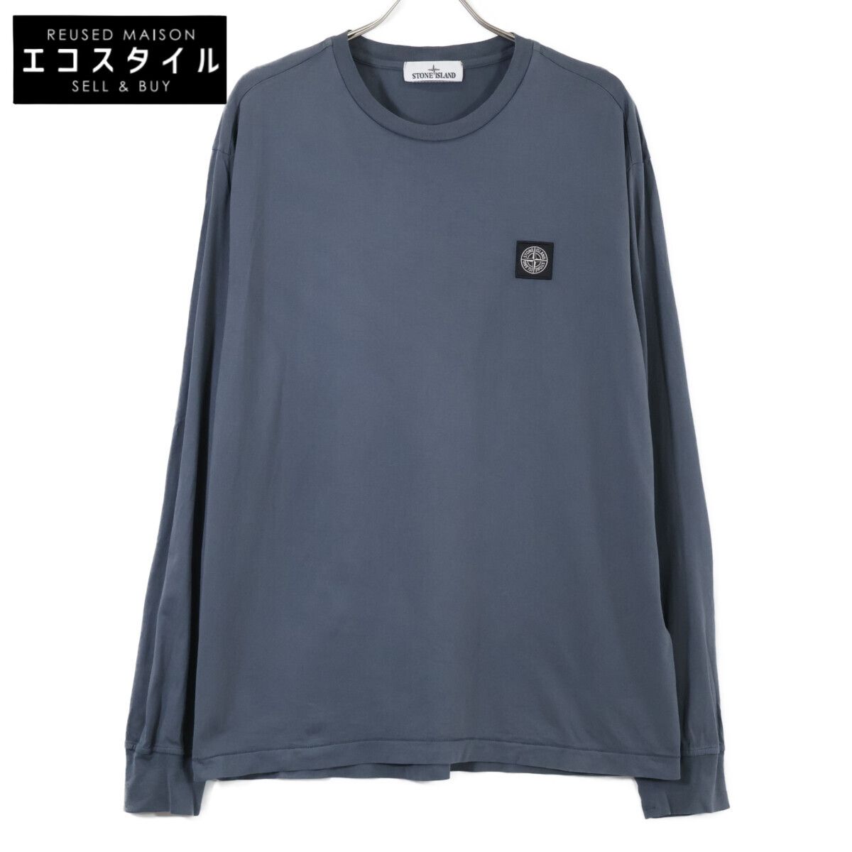 STONE ISLAND ストーンアイランド ｸﾞﾚｰ 791522713 ｺｯﾄﾝ ﾛﾝｸﾞTｼｬﾂ XL