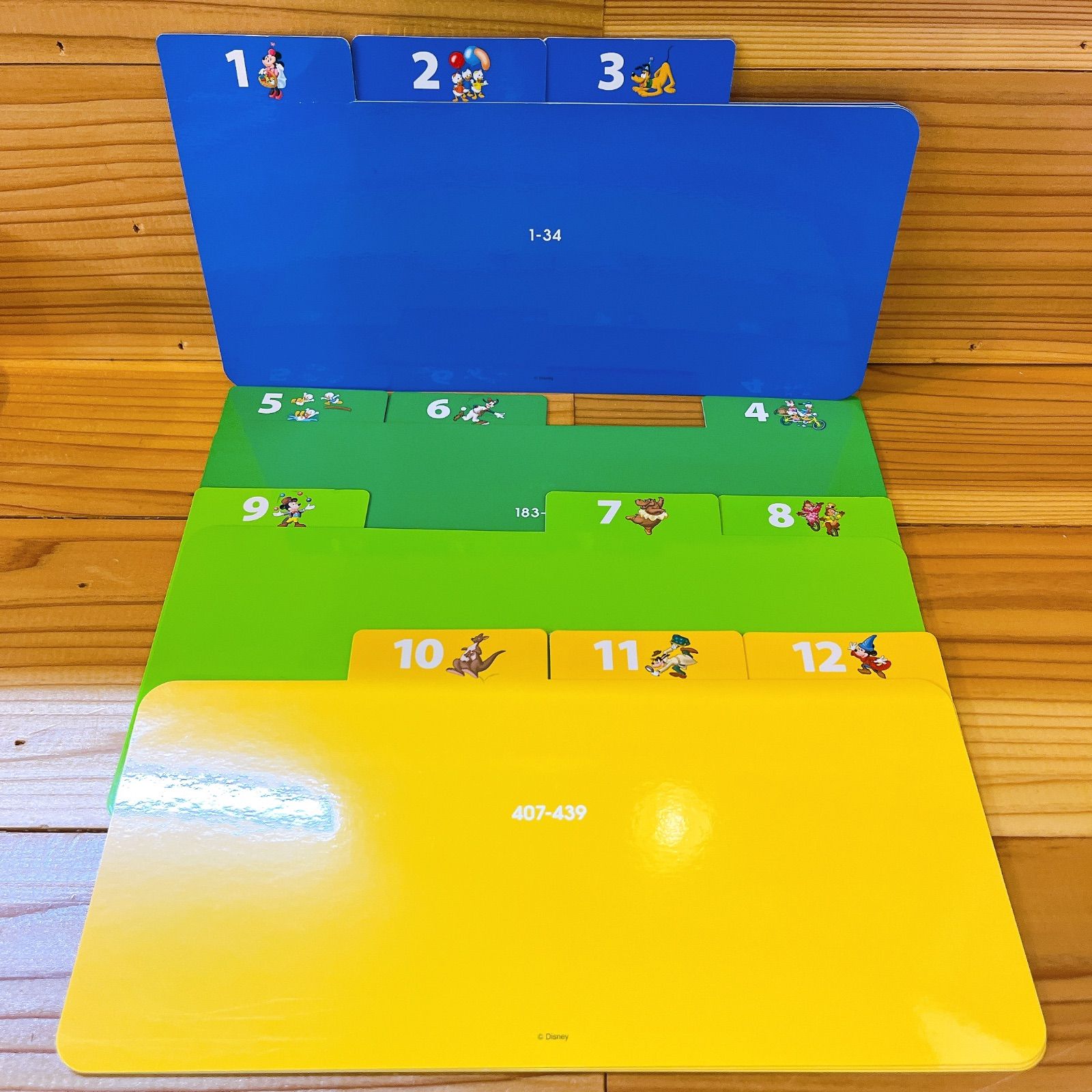 DWE 仕切りのみ トークアロングカード talkalong 1-12 ディズニー英語