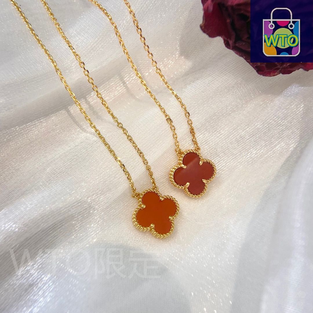 スウィート アルハンブラ ペンダント、カーネリアン、ヴァン クリーフ