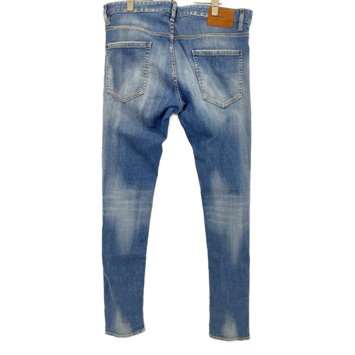 DSQUARED2 ディースクエアード ﾌﾞﾙｰ S74LB1059 ｳｫｯｼｭ加工 ｽｷﾆｰﾃﾞﾆﾑﾊﾟﾝﾂ  