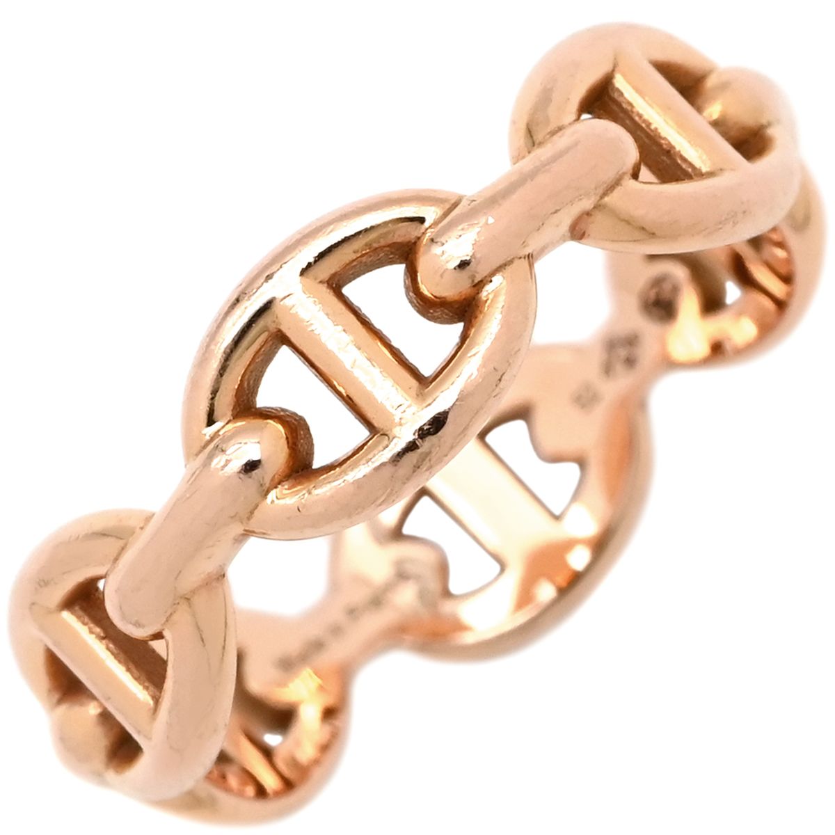 エルメス HERMES リング 指輪 シェーヌダンクル アンシェネ PM K18PG