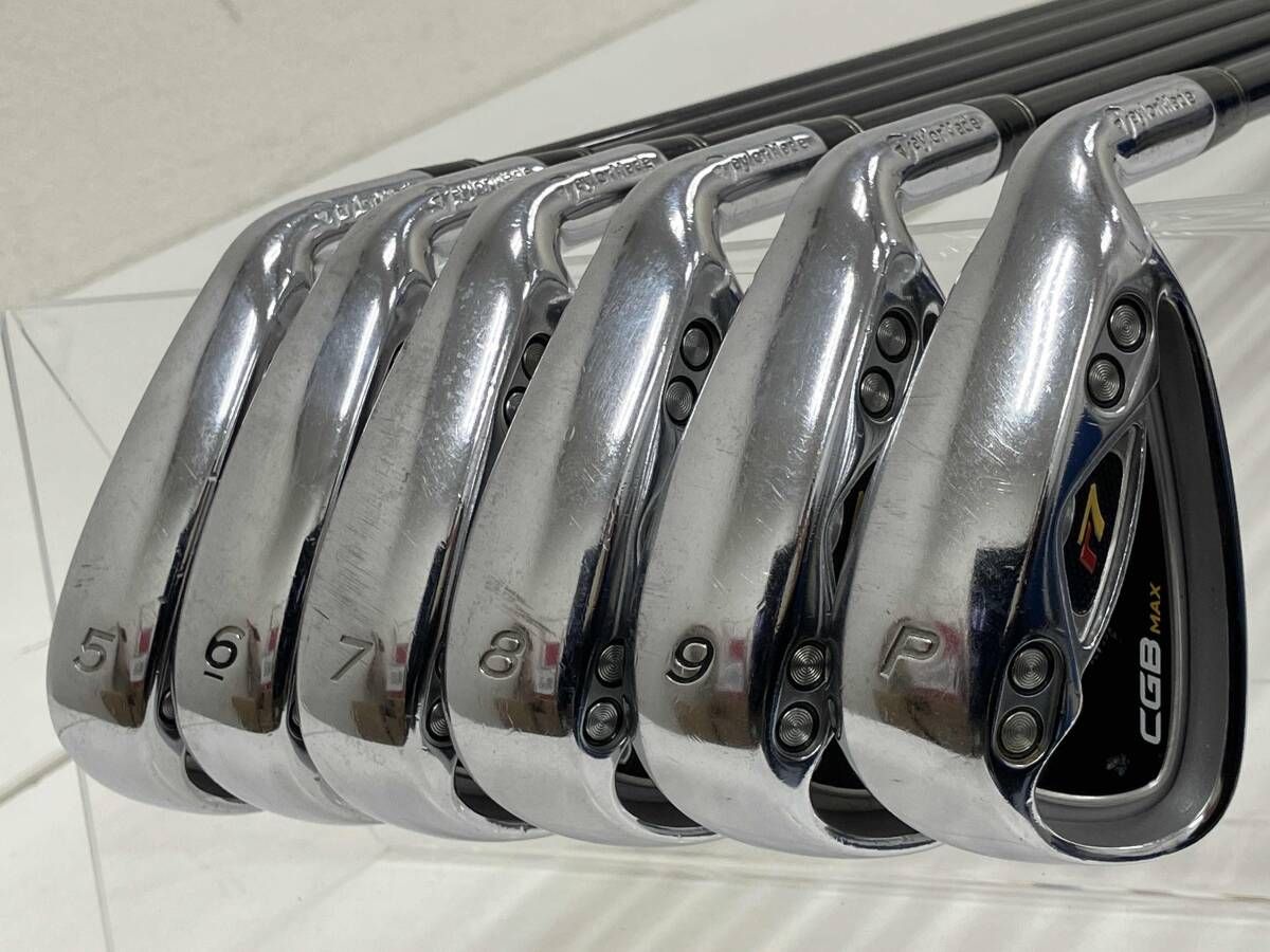 TaylorMade r7 公式 CGB MAX アイアンセット 5-9,P 6本セット REAX