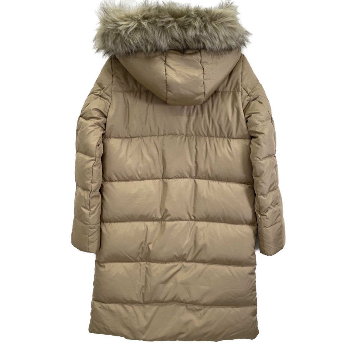 LAUREN RALPH LAUREN ローレン ラルフローレン ﾍﾞｰｼﾞｭ ﾌｧｰ付き ﾀﾞｳﾝｺｰﾄ