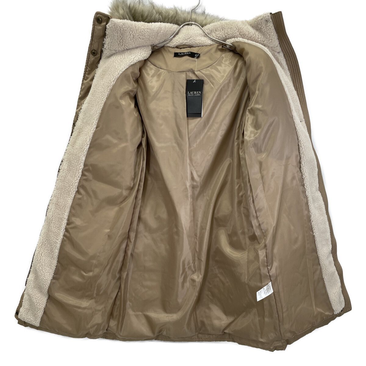 LAUREN RALPH LAUREN コート　パーカー　ベージュ　XS stst-used_1-240001889251