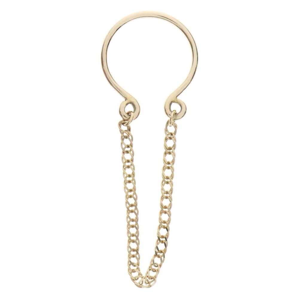 HIROTAKA (ヒロタカ) チェーン フープ イヤーカフ ゴールド