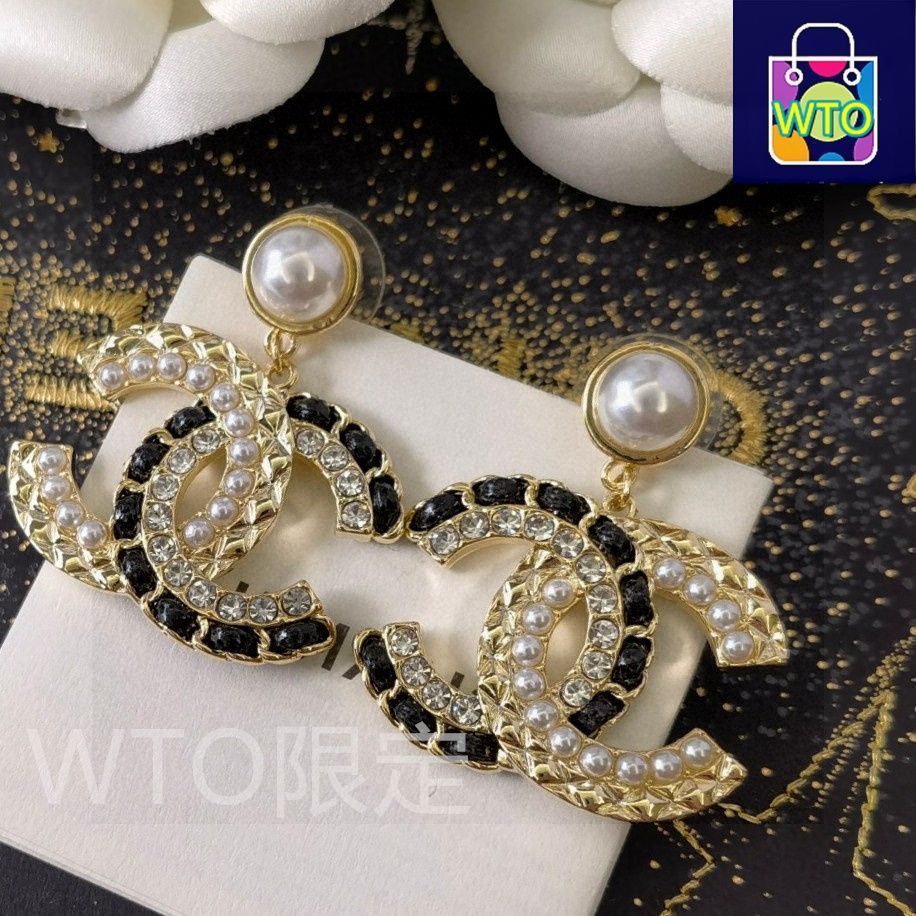 Chanel パール クリスタル イヤリング 今日特価】CHANEL ザ・マザーズ コレクション クリスタルパール レザー