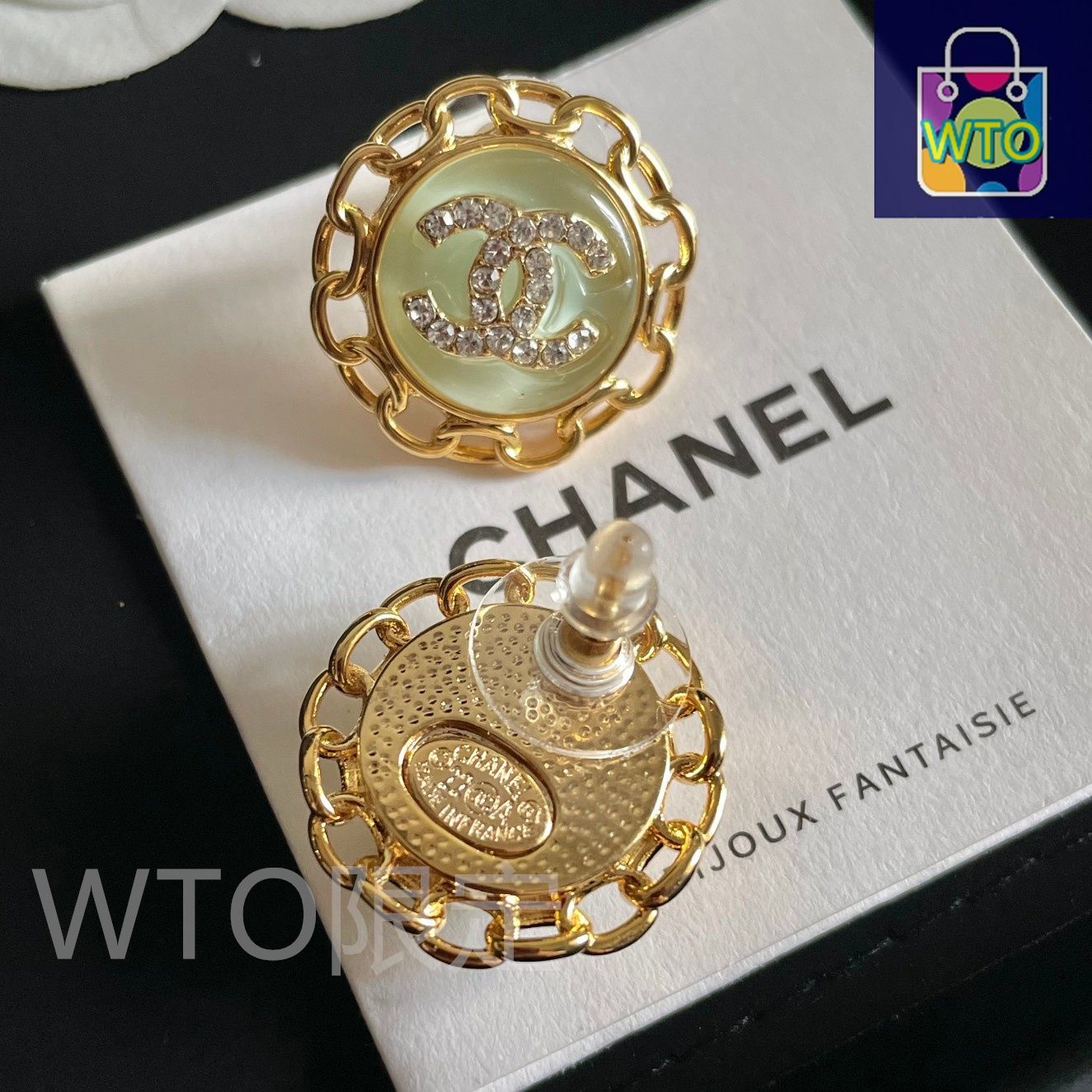 今日特価】CHANEL ヴィンテージ ダブル C ピアス 送料無料 限定在庫