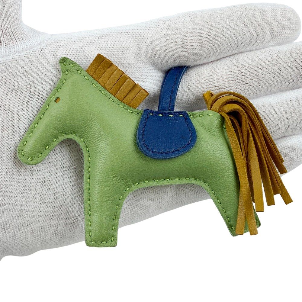 □新同□ エルメス ロデオ PM チャーム ストラップ 馬 アニョーミロ