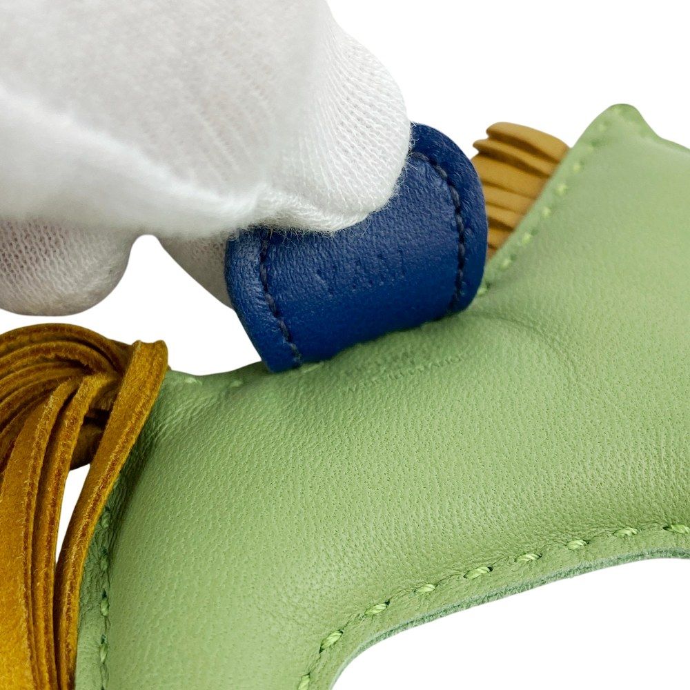 □新同□ エルメス ロデオ PM チャーム ストラップ 馬 アニョーミロ