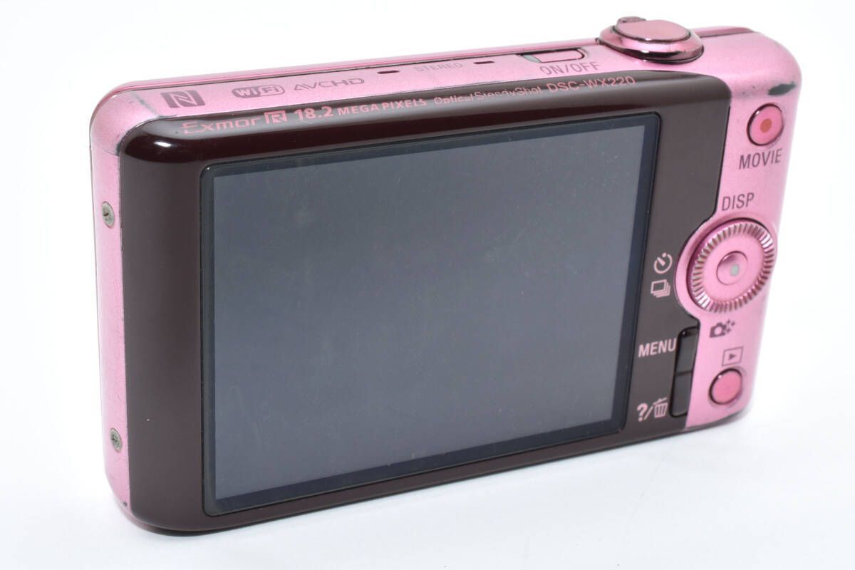 ☆良品☆ソニー SONY Cyber-shot DSC-WX220 ピンク☆ Y804 #3719