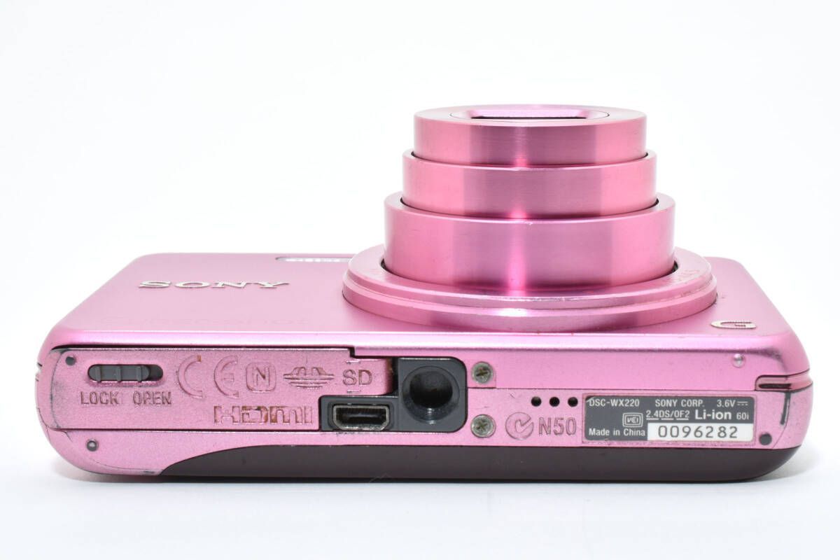 ☆良品☆ソニー SONY Cyber-shot DSC-WX220 ピンク☆ Y804 #3719