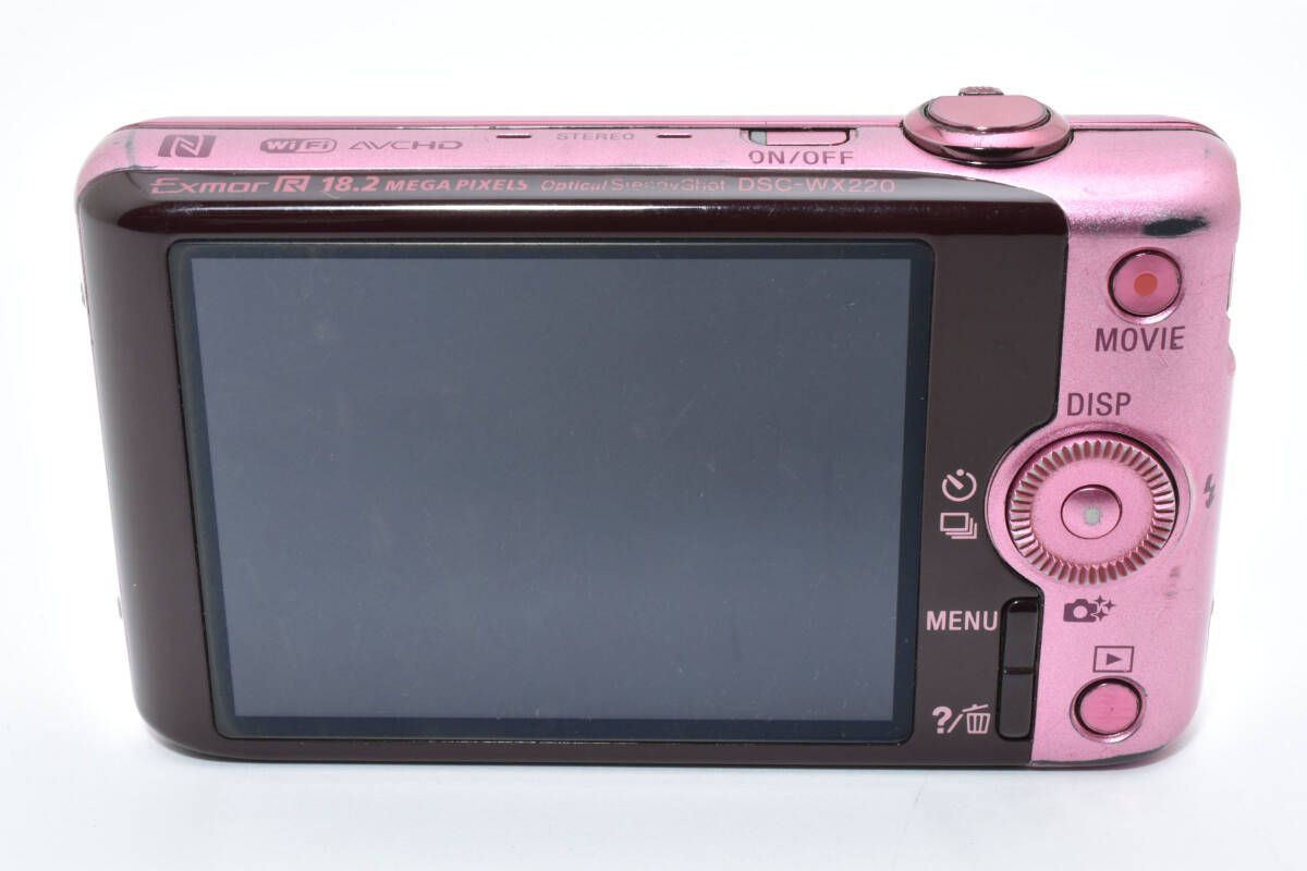 ☆良品☆ソニー SONY Cyber-shot DSC-WX220 ピンク☆ Y804 #3719