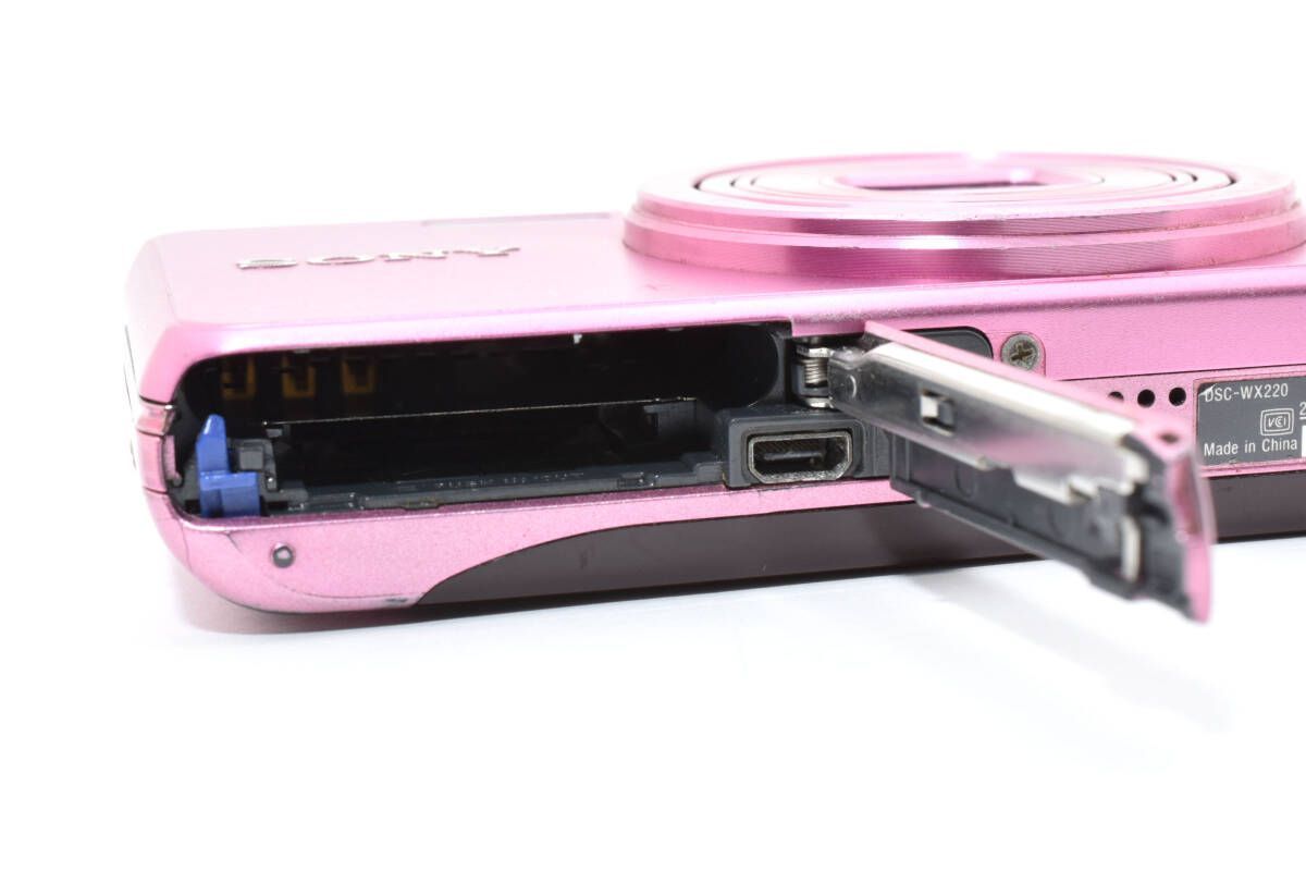 ☆良品☆ソニー SONY Cyber-shot DSC-WX220 ピンク☆ Y804 #3719