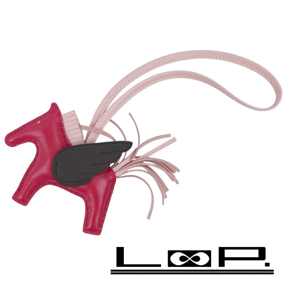 □新同□ エルメス ロデオ PM チャーム ストラップ ペガサス