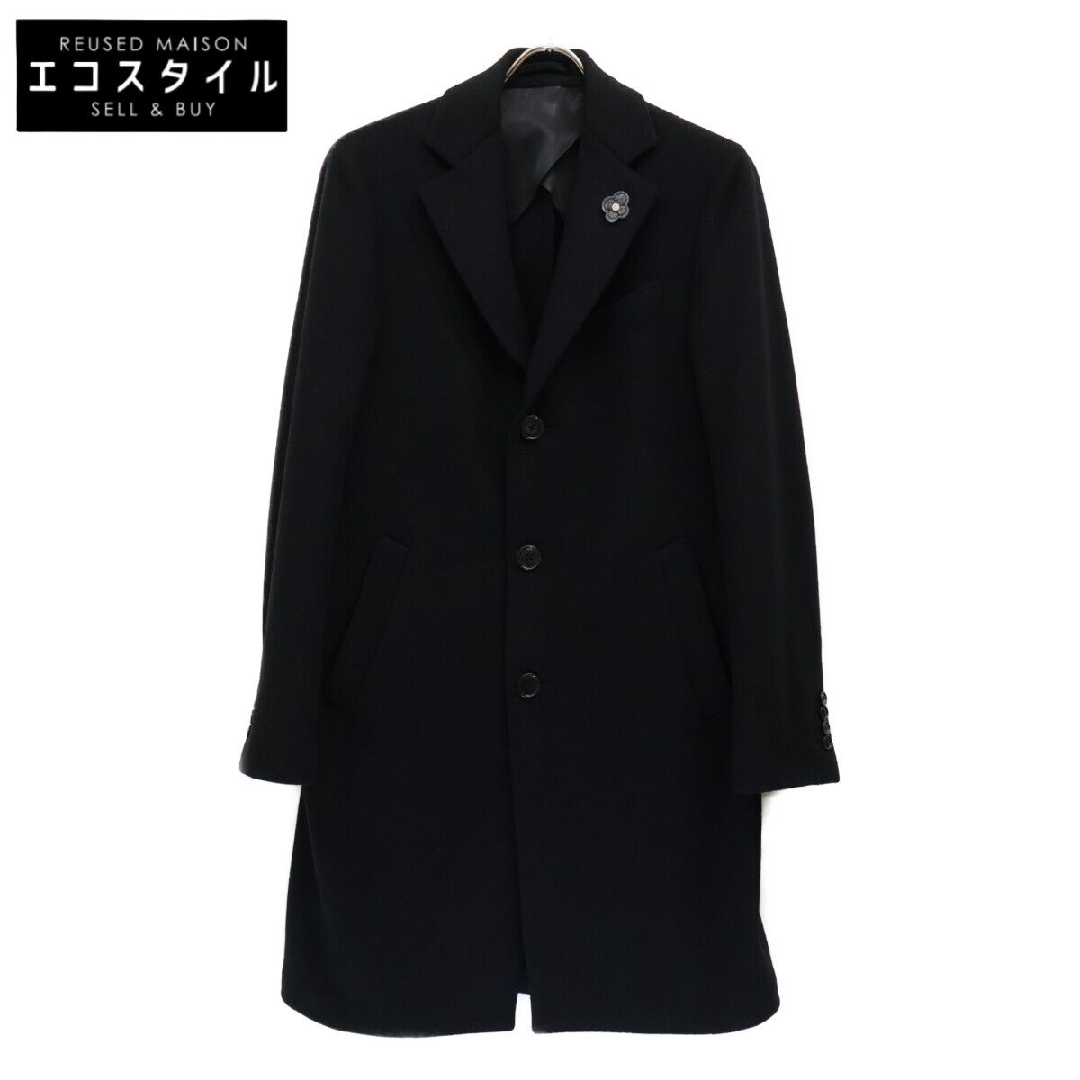 LARDINI ラルディーニ 美品 JH23143AQ ウール ブートニエール付き