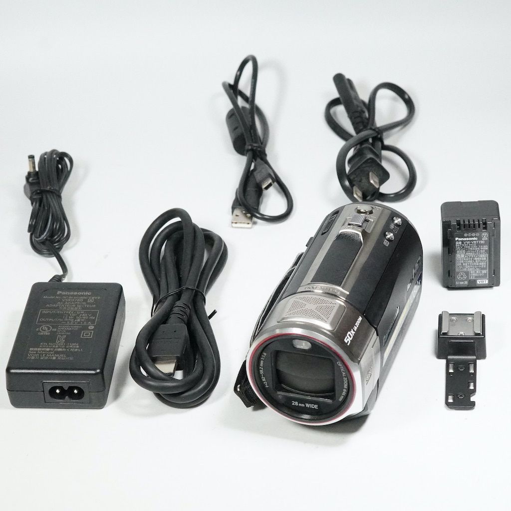 動作確認済　Panasonic パナソニック HC-V720M ブラック　ビデオ 概要 デジタルハイビジョンビデオカメラ HC-V720M | デジタルビデオ