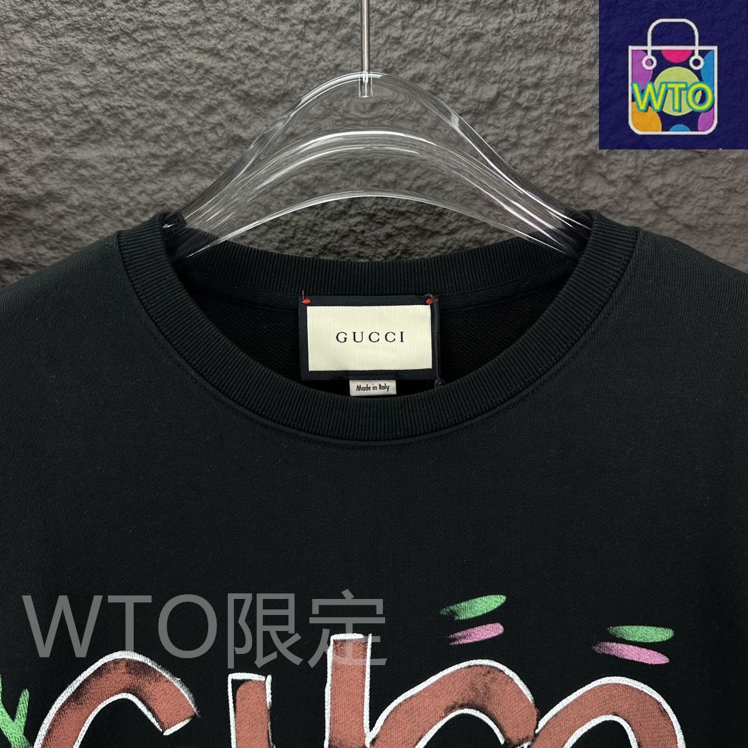 本日限定特価】Gucci × Paris コラボ メンズ＆レディース スウェット