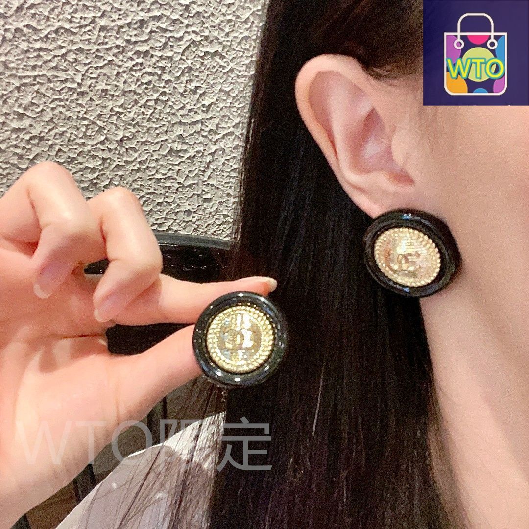 シャネルイヤリング　ビンテージ CHANEL イヤリング ヴィンテージ GP ラインストーン ココマーク 直径約