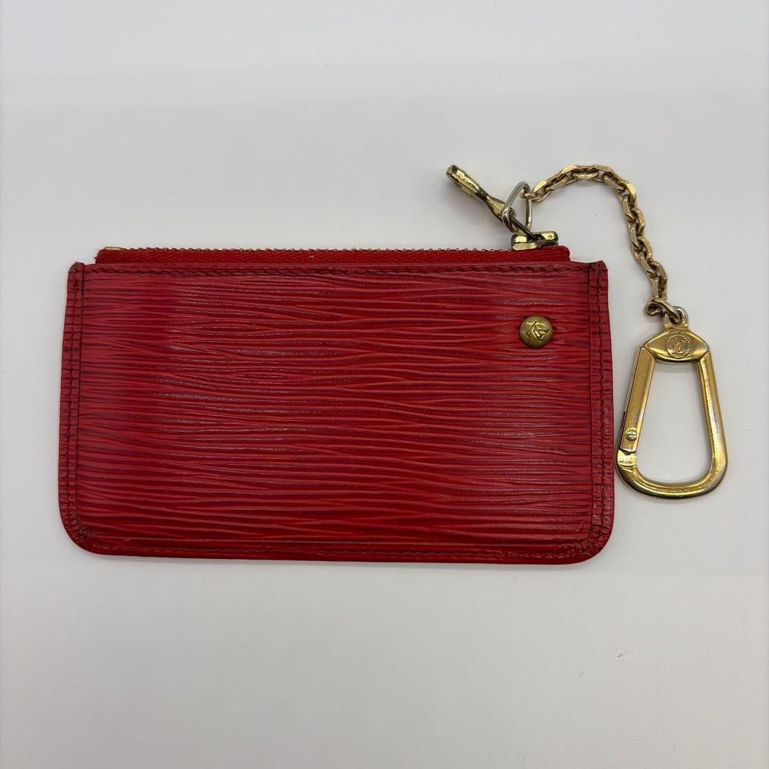 ルイヴィトン エピ ポシェットクレ 小銭入れ赤 コインケース レッド