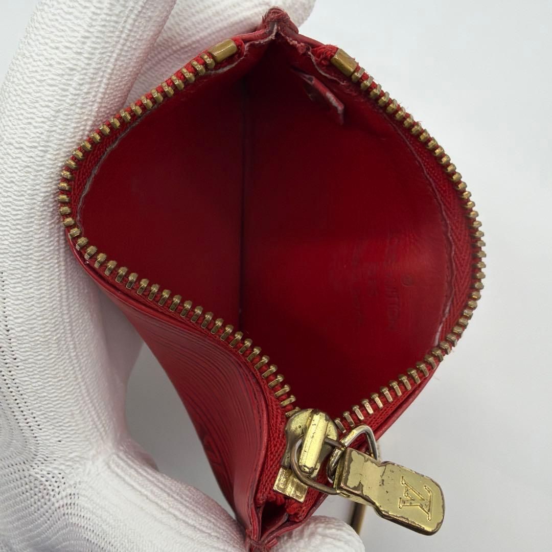ルイヴィトン エピ ポシェットクレ 小銭入れ赤 コインケース レッド