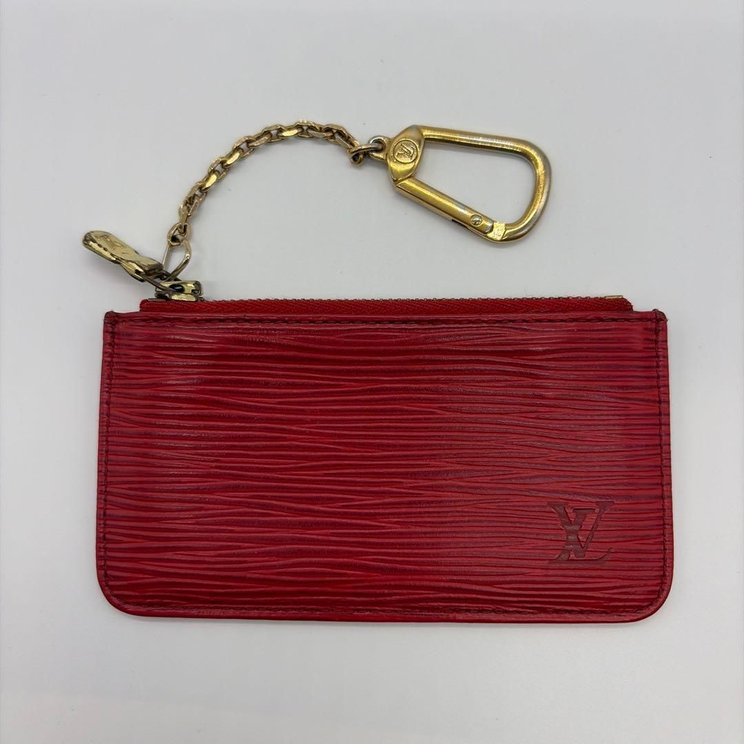 ルイヴィトン エピ ポシェットクレ 小銭入れ赤 コインケース レッド
