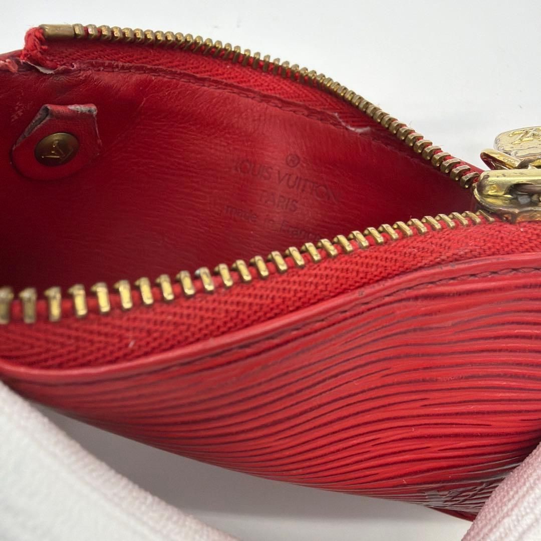 ルイヴィトン エピ ポシェットクレ 小銭入れ赤 コインケース レッド