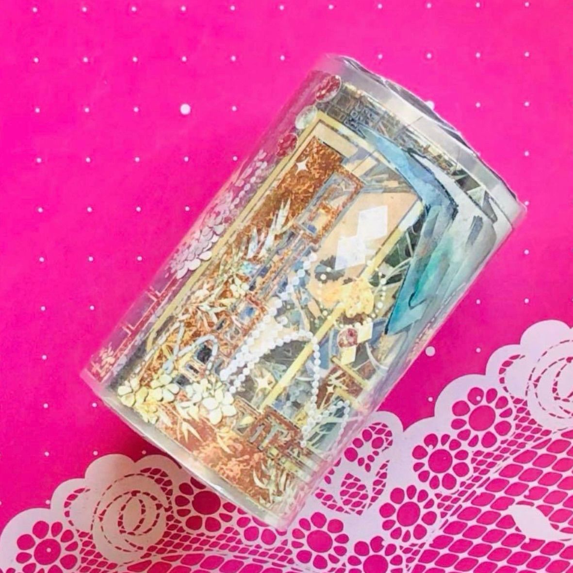 4430 贝壳光 8cm×10m 庭深几许 海外マステ 4430 贝壳光 8cm×10m 庭深几许 海外マステ